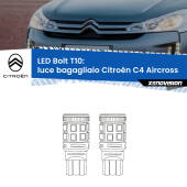 0 Luce Bagagliaio LED Citroën C4 Aircross 2010 - 2018: T10 Bolt T10: LED Bolt 6000k (Coppia)