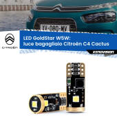0 Luce Bagagliaio LED Citroën C4 Cactus  2014 in poi: T10 GoldStar T10 (W5W) Goldstar Coppia LED Canbus Next Gen
