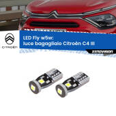 0 Luce Bagagliaio LED Citroën C4 III 2020 in poi: W5W Fly W5W: Lampadine LED Fly 6000k (Coppia)