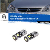 0 Luce Bagagliaio LED Citroën C5 2001 - 2004: W5W Fly W5W: Lampadine LED Fly 6000k (Coppia)