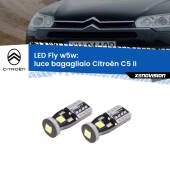 0 Luce Bagagliaio LED Citroën C5 II 2008 - 2014: W5W Fly W5W: Lampadine LED Fly 6000k (Coppia)