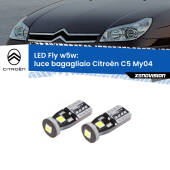 0 Luce Bagagliaio LED Citroën C5 My04 2004 - 2008: W5W Fly W5W: Lampadine LED Fly 6000k (Coppia)
