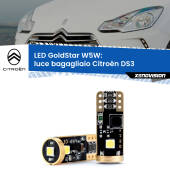 0 Luce Bagagliaio LED Citroën DS3  2009 - 2015: T10 GoldStar T10 (W5W) Goldstar Coppia LED Canbus Next Gen