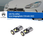 0 Luce Bagagliaio LED Citroën DS3  2009 - 2015: W5W Fly W5W: Lampadine LED Fly 6000k (Coppia)