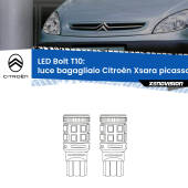 0 Luce Bagagliaio LED Citroën Xsara picasso 1999 - 2012: T10 Bolt T10: LED Bolt 6000k (Coppia)
