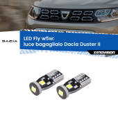 0 Luce Bagagliaio LED Dacia Duster II 2017 in poi: W5W Fly W5W: Lampadine LED Fly 6000k (Coppia)