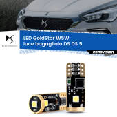 0 Luce Bagagliaio LED DS DS 5 2015 in poi: T10 GoldStar T10 (W5W) Goldstar Coppia LED Canbus Next Gen