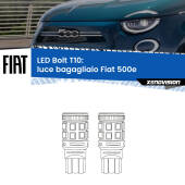 0 Luce Bagagliaio LED Fiat 500e 2020 in poi: T10 Bolt T10: LED Bolt 6000k (Coppia)
