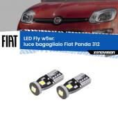 0 Luce Bagagliaio LED Fiat Panda 312 2012 in poi: W5W Fly W5W: Lampadine LED Fly 6000k (Coppia)