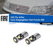 0 Luce Bagagliaio LED Fiat Punto 188 1999 - 2010: W5W Fly W5W: Lampadine LED Fly 6000k (Coppia)