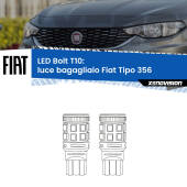 0 Luce Bagagliaio LED Fiat Tipo 356 2015 in poi: T10 Bolt T10: LED Bolt 6000k (Coppia)