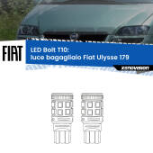 0 Luce Bagagliaio LED Fiat Ulysse 179 2002 - 2011: T10 Bolt T10: LED Bolt 6000k (Coppia)