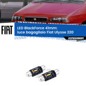 0 Luce Bagagliaio LED per Fiat Ulysse 220 1994 - 2002: C5W BlackForce 41mm (Coppia) C5W 41mm: LED Blackforce 6000k (Coppia)