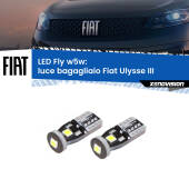 0 Luce Bagagliaio LED Fiat Ulysse III 2022 in poi: W5W Fly W5W: Lampadine LED Fly 6000k (Coppia)