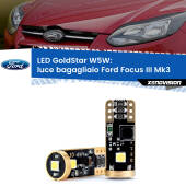 0 Luce Bagagliaio LED Ford Focus Mk3 2011 - 2014: T10 GoldStar T10 (W5W) Goldstar Coppia LED Canbus Next Gen