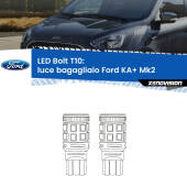 0 Luce Bagagliaio LED Ford KA+ Mk2 2008 - 2013: T10 Bolt T10: LED Bolt 6000k (Coppia)