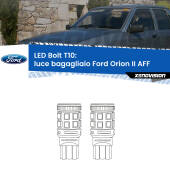 0 Luce Bagagliaio LED Ford Orion II AFF 1985 - 1990: T10 Bolt T10: LED Bolt 6000k (Coppia)
