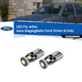 0 Luce Bagagliaio LED Ford Orion III GAL 1990 - 1993: W5W Fly W5W: Lampadine LED Fly 6000k (Coppia)