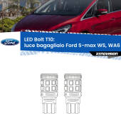 0 Luce Bagagliaio LED Ford S-max WS, WA6 2006 - 2014: T10 Bolt T10: LED Bolt 6000k (Coppia)