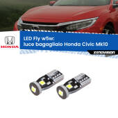 0 Luce Bagagliaio LED Honda Civic Mk10 2016 - 2020: W5W Fly W5W: Lampadine LED Fly 6000k (Coppia)