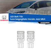 0 Luce Bagagliaio LED Honda Jazz Mk4 2013 - 2019: T10 Bolt T10: LED Bolt 6000k (Coppia)