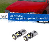 0 Luce Bagagliaio LED Hyundai S coupe SLC 1990 - 1996: W5W Fly W5W: Lampadine LED Fly 6000k (Coppia)