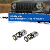 0 Luce Bagagliaio LED Jeep Renegade 2014 in poi: W5W Fly W5W: Lampadine LED Fly 6000k (Coppia)