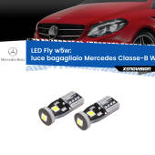 0 Luce Bagagliaio LED Mercedes Classe-B W246, W242 2011 - 2018: W5W Fly W5W: Lampadine LED Fly 6000k (Coppia)