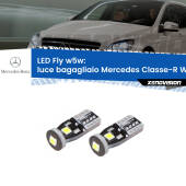0 Luce Bagagliaio LED Mercedes Classe-R W251, V251 2006 - 2014: W5W Fly W5W: Lampadine LED Fly 6000k (Coppia)