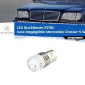 0 Luce Bagagliaio LED Mercedes Classe-S W140 1991 - 1994: P21W BackBeam P21W: Led BackBeam v2.0 Cannone Luce Retromarcia Canbus