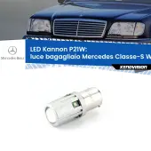 0 Luce Bagagliaio LED Mercedes Classe-S W140 1991 - 1994: P21W Kannon P21W: Lampadina retromarcia LED Kannon