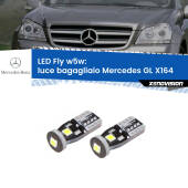 0 Luce Bagagliaio LED Mercedes GL X164 2006 - 2012: W5W Fly W5W: Lampadine LED Fly 6000k (Coppia)