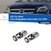 0 Luce Bagagliaio LED Mercedes GL X166 Versione 2: W5W Fly W5W: Lampadine LED Fly 6000k (Coppia)