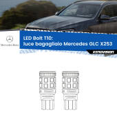 0 Luce Bagagliaio LED Mercedes GLC X253 2015 - 2019: T10 Bolt T10: LED Bolt 6000k (Coppia)