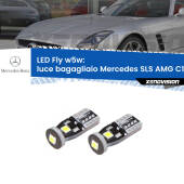 0 Luce Bagagliaio LED Mercedes SLS AMG C197 2010 in poi: W5W Fly W5W: Lampadine LED Fly 6000k (Coppia)
