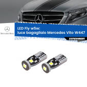0 Luce Bagagliaio LED Mercedes Vito W447 2014 in poi: W5W Fly W5W: Lampadine LED Fly 6000k (Coppia)