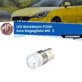 0 Luce Bagagliaio LED MG  3  2011 in poi: P21W BackBeam P21W: Led BackBeam v2.0 Cannone Luce Retromarcia Canbus