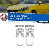 0 Luce Bagagliaio LED MG  3  2011 in poi: P21W Cobra P21W: LED Cobra 6000k (Coppia)