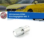 0 Luce Bagagliaio LED MG  3  2011 in poi: P21W Kannon P21W: Lampadina retromarcia LED Kannon