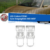 0 Luce Bagagliaio LED MG MGF  1995 - 2002: P21W Cobra P21W: LED Cobra 6000k (Coppia)