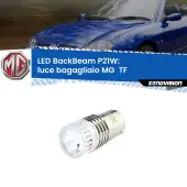 0 Luce Bagagliaio LED MG  TF  2002 - 2009: P21W BackBeam P21W: Led BackBeam v2.0 Cannone Luce Retromarcia Canbus