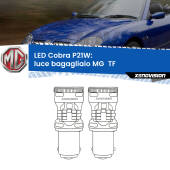 0 Luce Bagagliaio LED MG  TF  2002 - 2009: P21W Cobra P21W: LED Cobra 6000k (Coppia)