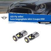 0 Luce Bagagliaio LED Mini Coupe R58 2011 - 2015: W5W Fly W5W: Lampadine LED Fly 6000k (Coppia)