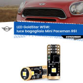 0 Luce Bagagliaio LED Mini Paceman R61 2012 - 2016: T10 GoldStar T10 (W5W) Goldstar Coppia LED Canbus Next Gen
