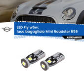 0 Luce Bagagliaio LED Mini Roadster R59 2012 - 2015: W5W Fly W5W: Lampadine LED Fly 6000k (Coppia)