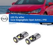0 Luce Bagagliaio LED Opel Astra J P10 2009 - 2015: W5W Fly W5W: Lampadine LED Fly 6000k (Coppia)