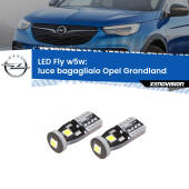 0 Luce Bagagliaio LED Opel Grandland  2017 in poi: W5W Fly W5W: Lampadine LED Fly 6000k (Coppia)