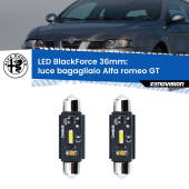 0 Luce Bagagliaio LED per Alfa romeo GT  2003 - 2010: C5W BlackForce 36mm (Coppia) C5W 36mm: LED Blackforce 6000k (Coppia)