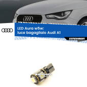 0 Luce Bagagliaio LED per Audi A1  2010 - 2018: Aura w5w W5W: lampadina LED Aura 6000k