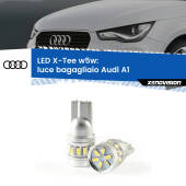0 Luce Bagagliaio LED per Audi A1  2010 - 2018: W5W X-Tee W5W (T10) LED X-Tee (Coppia)